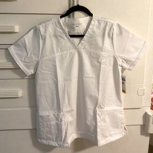 $5 add on item - Options white scrub top